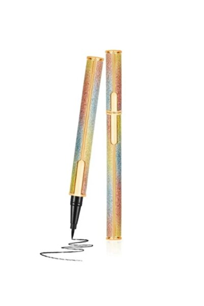 Acarlar Ticaret Profesyonel Kristal Model Likit Eyeliner ve Açılı Eyeliner Fırça