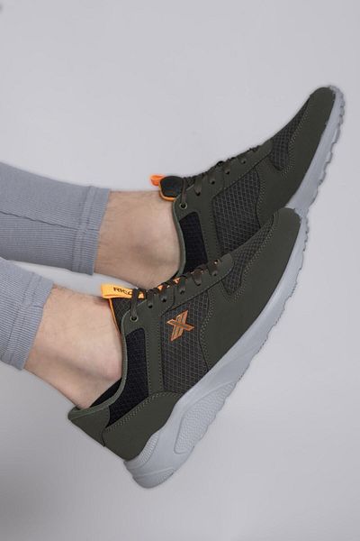 Riccon Unisex tenisky Super Light Khaki Orange00124039