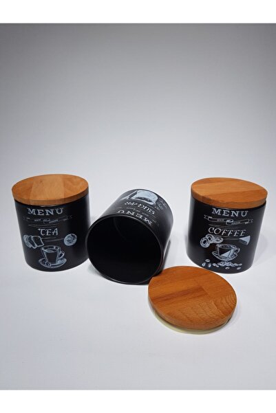 GULHANILE Baharat Takımı 12 cm 3 Parça Tebeşir Siyah