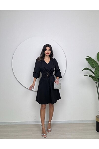 GİZONLY Kalifornské šaty - Detail tlačítka