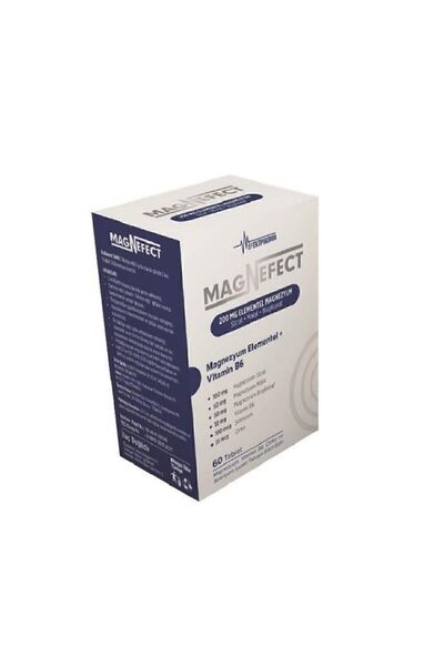 Genel Markalar Magnefect 200 Mg Elementel Magnezyum 60 Tablet