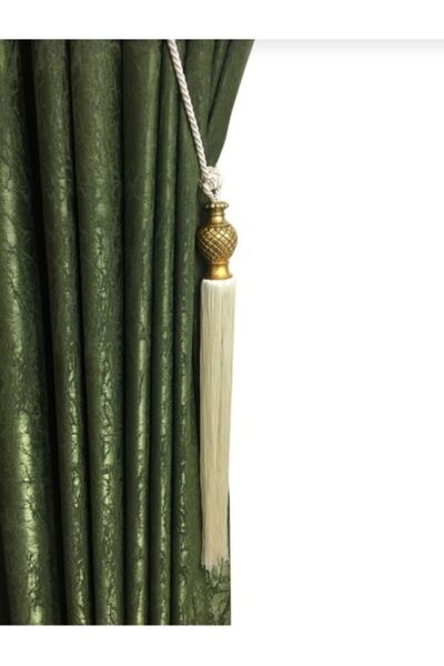 Çınar Aksesuar Fon Perde Tavan Bağlama Aparatı Kolbağı ( Krem Ekru) 1 Adet