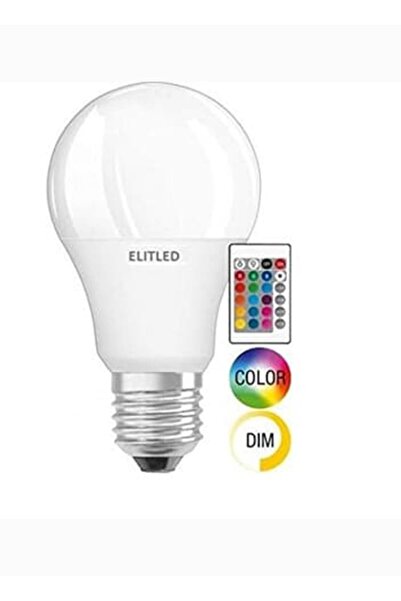 ELİTLED Rgb Uzaktan Kumandalı Renk Değiştiren Ampül 9 W 8682759614107