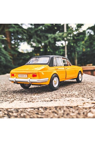 ANADOL A2 Mkıı 1973 Efsane Koleksiyon Metal Araba 12cm Sarı