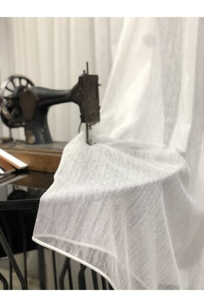 Taç Льняна тюль Шантук - не потребує прасування, 1/3 піле (SIK) - Smyrnahome