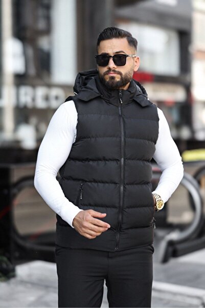 S&M CLOTHİNG Новий сезон для чоловіків - надувний жилет із знімним капюшоном