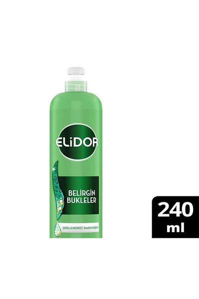 Elidor Brand: Care Cream 7 - 24 Evident Curls 240ml. New Packaging Conditioner