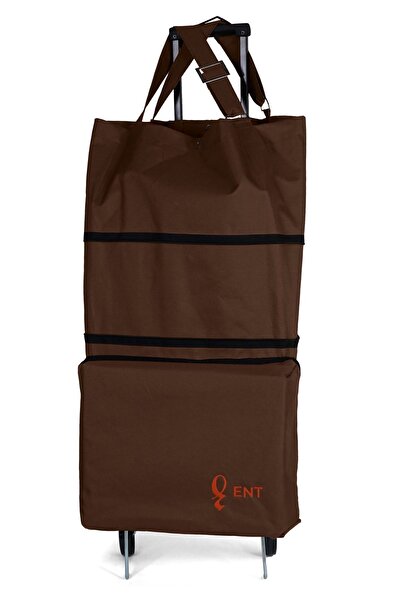 ENT CANTA Mine Model Sessiz 2 Tekerlekli Katlanabilir Teleskobik Kollu Seyaha...