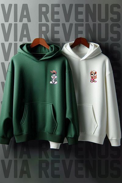 Vordevia Φούτερ Lola Bunny με στάμπα Oversize - Αγαπημένο σχέδιο