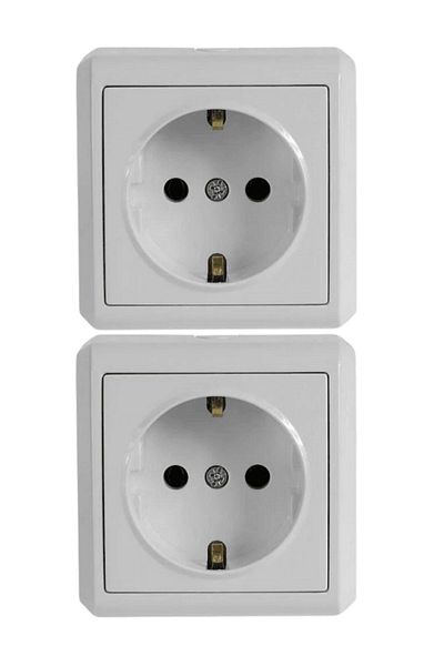 VİKO Viko Vera Surface Mounted Grounded Socket White (Framed)90681008 (2 Pieces)