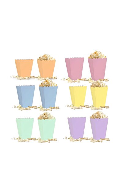 Öztürkpartievi Makaron Renkler Popcorn Mısır Kutusu