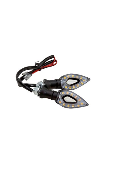 Genel Markalar Motor Led Sinyal Takımı - Üçgen - Ortası Delik