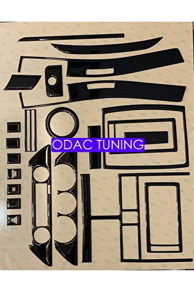 ODAC TUNING وحدة التحكم Torpedo VW Polo 2001-2009 - طقم أسود بيانو مطلي بالصدر