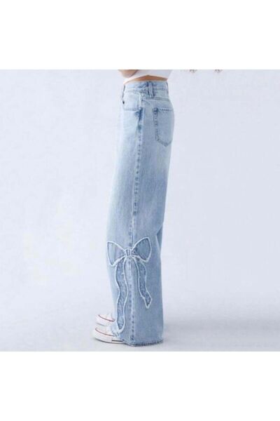 Touz Moda Butterfly Streetwear - Baggy Blue Trousers
