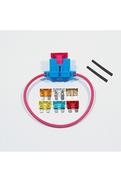 Maflen Kablo Üzeri Orta Sigorta Yuvası - 6 Adet Sigorta Hediye-s9823 1 Set