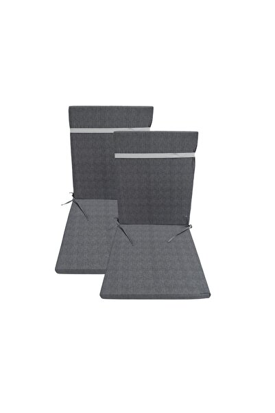 GÜLLÜCE HOME 2'li Sünger Dolgulu*(40 X 87 X 3 CM)*fermuarlı*arkalıklı*sandaly...