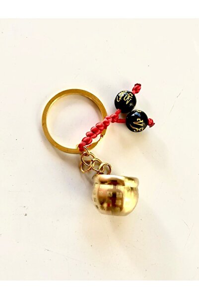 PİRAMİGO Şanslı Kase Feng Shui Bereket Dua Kasesi Pirinç Anahtarlık / Pixui