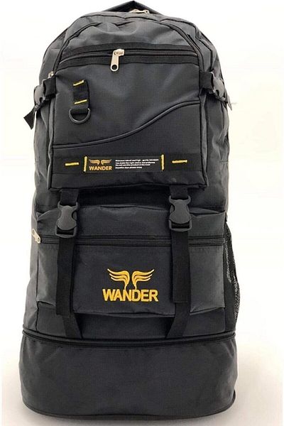 Wander Στρατιωτική τσάντα πλάτης Black Mountaineer Bellows