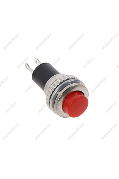 Maflen Açkapa Bas/çek Yaylı Mini Metal Buton Anahtar Kırmızı Tip104-s3703 1 Adet