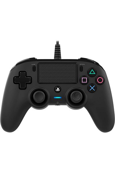 Nacon Wired Compact Controller for PlayStation 4 - Black