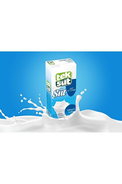 Teksüt Yarım Yağlı Süt 1 Lt X 6 Adet