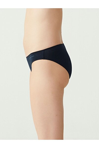 U.S. Polo Assn. Pachet de 5 damă, bumbac modal, albastru bleumarin - fucsia - alb - negru - chiloți elastici cu elastic pentru păr