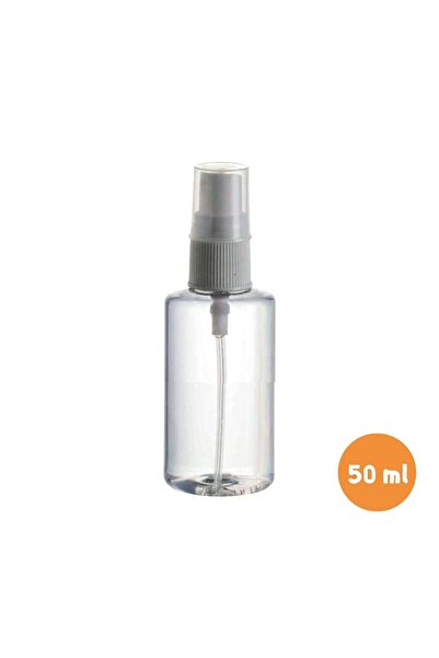 Güvenç Ambalaj 50ml Boş Plastik Şişe - Spreyli Pet Şişe (25 Adet)