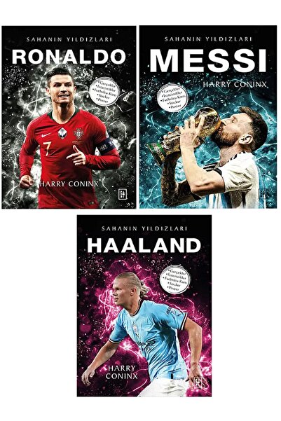 Parodi Yayınları Futbol Sahanın Yıldızları RONALDO - MESSİ - HAALAND ( Poster...