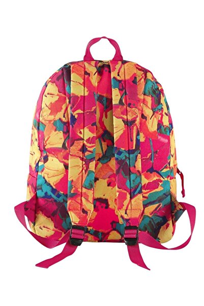 Home&Bath Women's Sports Backpack - Yellow Scarlett - Floral Colors