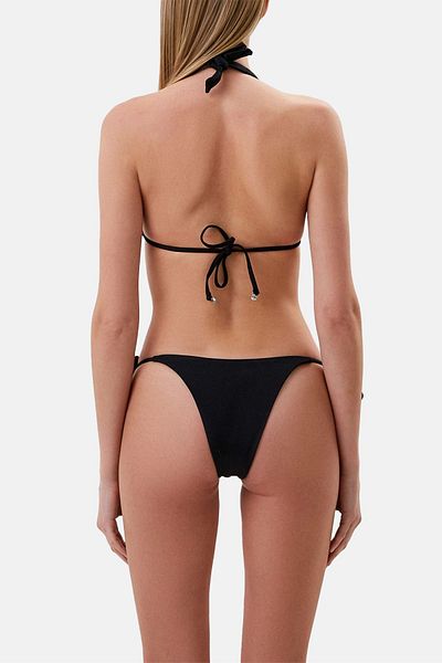 PHILIPP PLEIN Bikini cu șnur cu logo și detaliu ornamental de piatră BIKEINI CDPPT0399