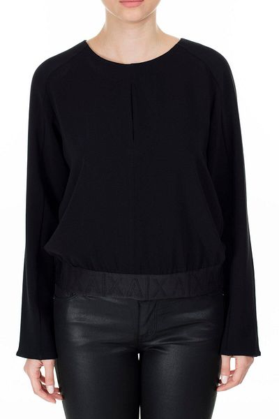 Armani Exchange Γυναικεία Μαύρη Μπλούζα 6GYH17 YND9Z 1200