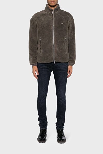 Emporio Armani Double Sided Zipper Soft Textured Wool Blend Jacket Men'S JACK...