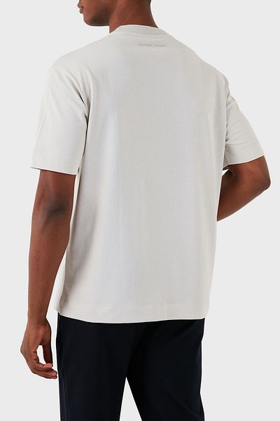 Emporio Armani Tricou din bumbac, cu croială normală, cu gâtul turn, tricou pentru bărbați 3D1T89 1JWZZ 0646