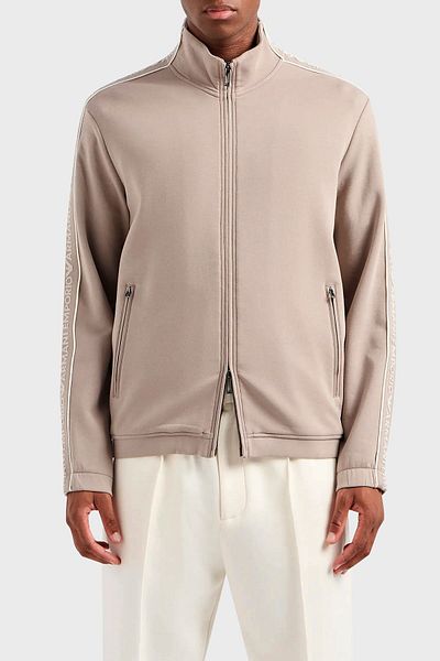 Emporio Armani Cotton Regular Fit Stand Collar Sweat Men's SWEAT 3D1M69 1JHSZ 0650