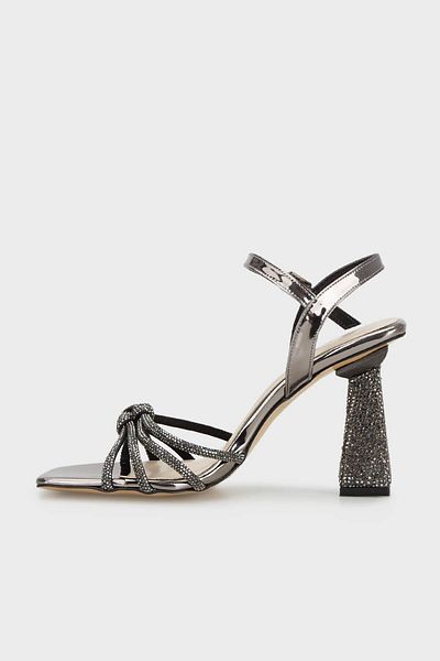 Lela Pantofi rochii de seara cu detaliu de piatra pe toc PANTOFI 347201
