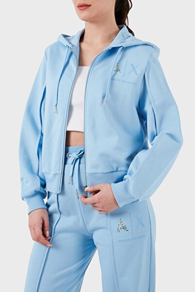 Armani Exchange Zippered Hooded Regular Fit Sweat SWEAT 3DYM33 YJFEZ 15DD