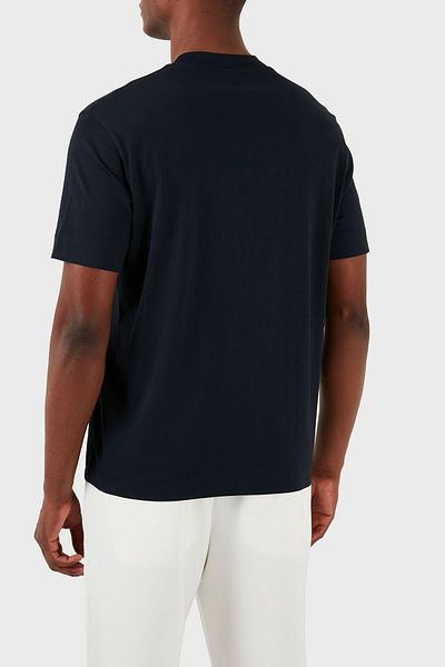 Emporio Armani Tricou din bumbac cu decolteu rotund pentru bărbați 3D1TH3 1JOCZ 09Q7