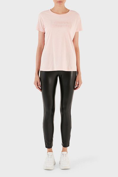 Armani Exchange Ευέλικτο Δερμάτινο Look Slim Fit Κολάν Παντελόνι ΠΑΝΤΕΛΟΝΙ 8NYPAQ YJERZ 1200
