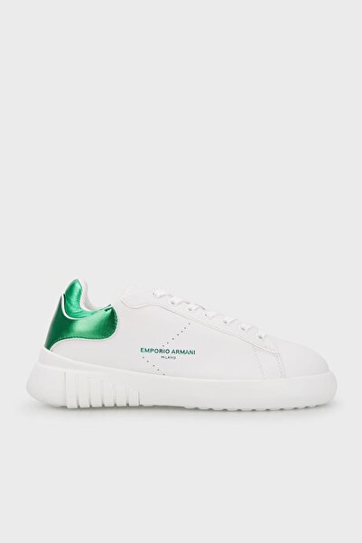Emporio Armani Deri Sneaker Ayakkabı Ayakkabı X3x187 Xn850 S820