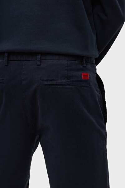 HUGO Pamuklu Normal Bel Slim Fit Chino Short Erkek Short 50471182 405