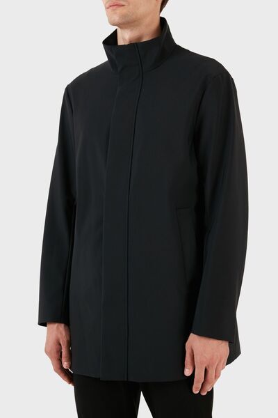 Emporio Armani Pamuk Karışımlı Dik Yaka Regular Fit Trençkot Erkek TRENÇKOT 8N1L81 1NZAZ 0999