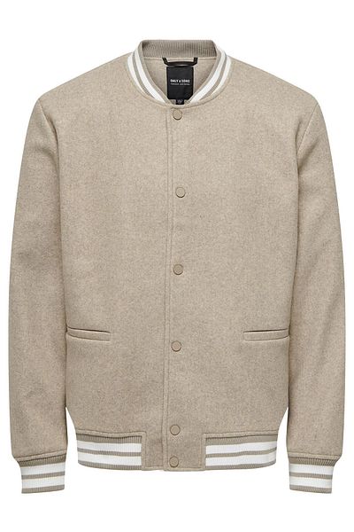 Only & Sons Onsdenver Regular Fit College Collar Bomber Jacket Men's JACKET 22025212