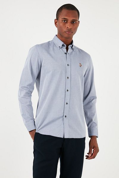 U.S. Polo Assn. Πουκάμισο με κουμπιά U.S. 100% βαμβακερό ανδρικό πουκάμισο G081SZ0041829841