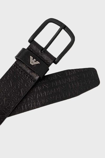 Emporio Armani Мъжки кожен колан с лого - Y4S524 YQ98K 80001