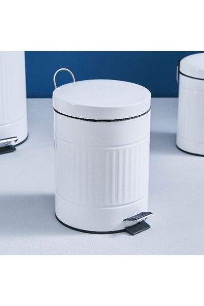 Home Box Country Metal Pedal Bin - 5 L