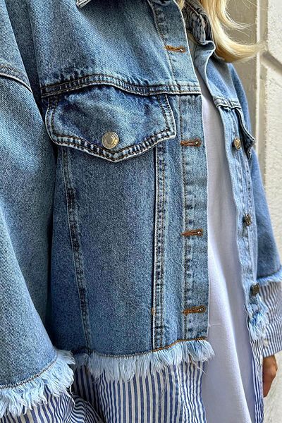 HZL Garni Jeans Denim Jacket - Shirt Detail