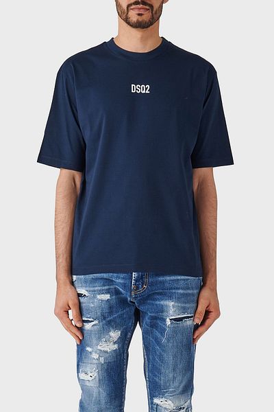 DSquared2 Men's Oversize Cotton T-Shirt - Crew Neck S74Gd1267 S23009 478