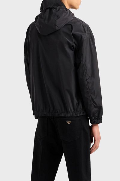 Emporio Armani Water Resistant Hooded Coat Men's COAT 3D1BG8 1NMPZ 0999