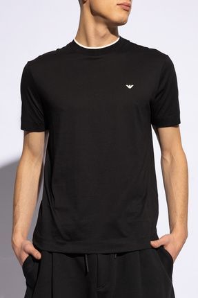 Emporio Armani Erkek Bisiklet Yaka Pamuklu Normal Kesim Siyah T Shirt 3D1T73 1JPZZ 0060 Fiyat Yorumlar Trendyol