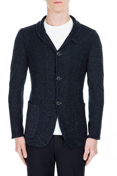 Emporio Armani سترة باللون الأزرق الداكن للرجال 41G59S 41S01 921